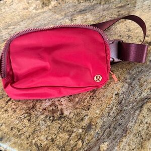 Lululemon Athletica Cherry Red Crossbody Bag
